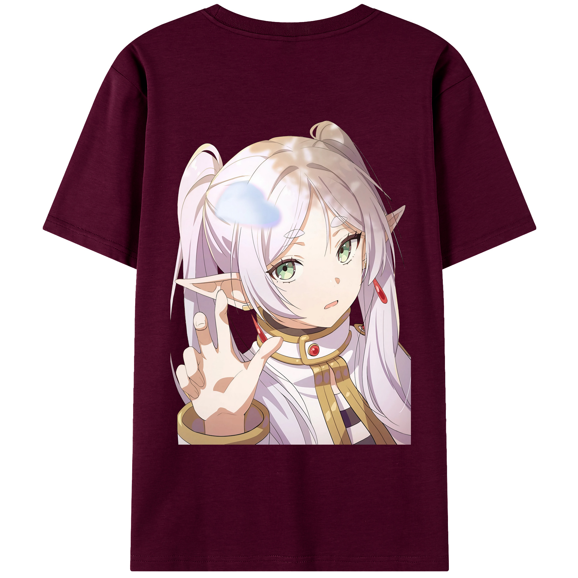 （画像用） 葬送のフリーレン Frieren レディース半袖Tシャツ(バックプリント)